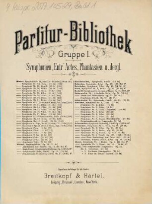 Symphonie No. 40 : Köch. Verz. No. 550