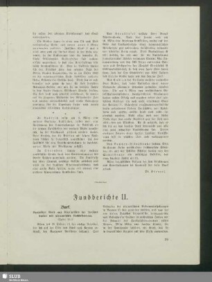 Fundberichte II