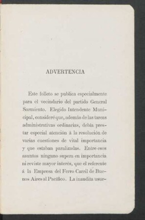 Advertencia