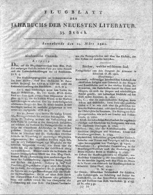 1801-03-14 : 33. Stück
