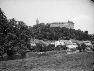 Greiz, Oberes Schloss über der Weißen Elster