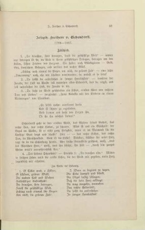 Joseph, Freiherr v. Eichendorf