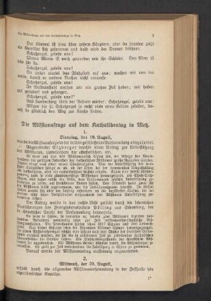 Die Missionsfrage auf dem Katholikentag in Metz