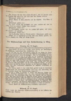 Die Missionsfrage auf dem Katholikentag in Metz