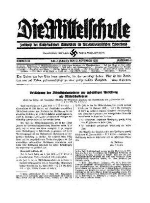 Befähigung der Mittelschulanwärter zur endgültigen Anstellung als Mittelschullehrer