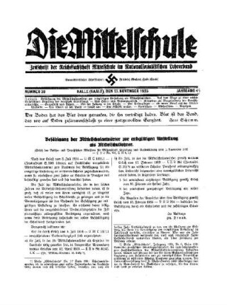 Befähigung der Mittelschulanwärter zur endgültigen Anstellung als Mittelschullehrer