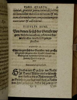 Titulus XXVII. - Titulus XXIX.