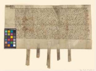 Obligation über 1000 Gulden, die Joachim (Jachim) und Dorothee v. Mollendorf den Städten Perleberg, Seehausen, Pritzwalk, Kyritz und Havelberg leihen.