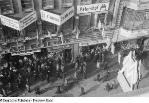 Blick auf die Petersstraße