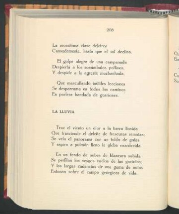 La lluvia