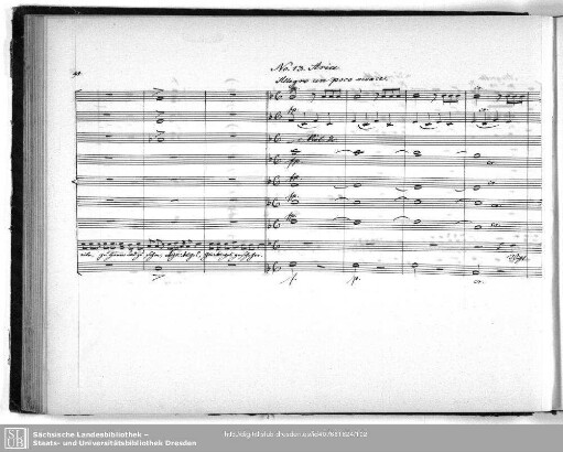 No.13 Aria: Nicht Säumen gilt