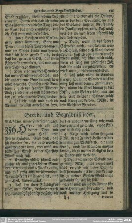 Sterbe- und Begräbnißlieder