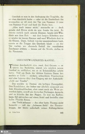 Dreiundzwanzigstes Kapitel