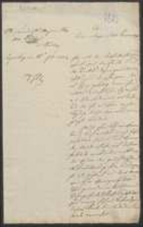 Brief von Regensburgische Botanische Gesellschaft an Ludwig von Welden