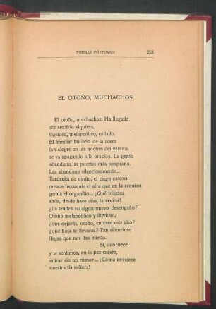 El otoño, muchachos