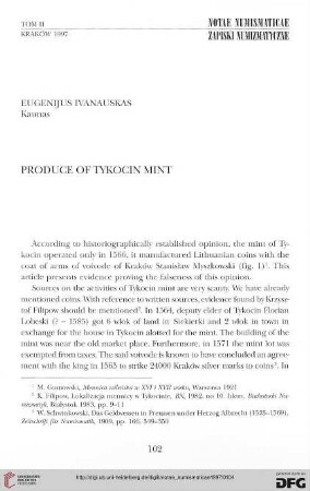 2: Produce of tykocin mint