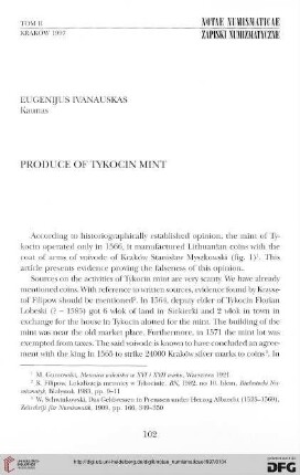 2: Produce of tykocin mint