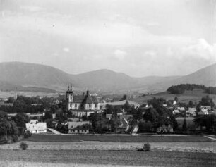 Ortsansicht mit Wallfahrtskirche Maria Heimsuchung