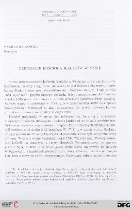 50: Dekoracje kościoła jezuitów w Nysie