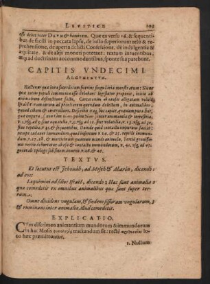 Capitis Undecimi Argumentum.