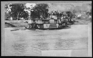 Mildura, Australien. Steamer" Invincible" at Mildura