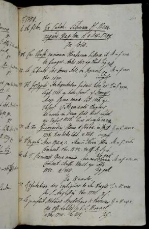 Ex Catal. Librorum [...] Beauregard. Hag. Com. d. 9. Dec. 1748. [Nebst beigefügten Titeln, S. 281, und einer Nachlieferung aus den Dubletten, S. 282.]