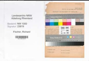 Entnazifizierung Richard Fischer, geb. 26.05.1897 (Gastwirt)