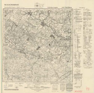 0798 Uszkullmen, Topographische Karte 1:25000 (4-cm-Karte)