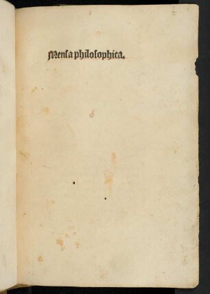 Mensa philosophica