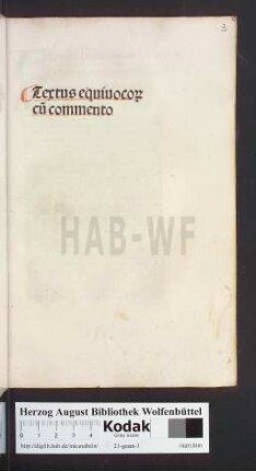 Textus equiuoco[rum] cu[m] commento