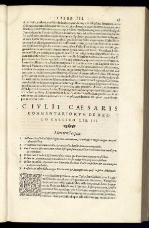 Libri tertii capita.