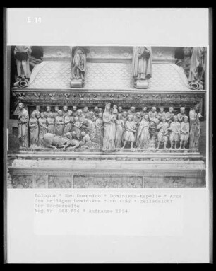Arca di San Domenico — Sarkophag — Vorderseite