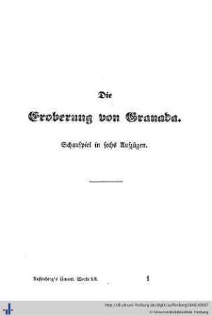 Die Eroberung von Granada