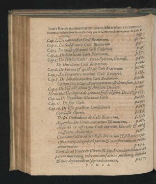 Index Rerum seu materiarum