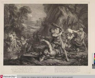 [Hercule assommant Cacus; Herkules, welcher den den Cacus tödtet]
