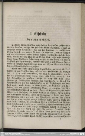 I. Abschnitt. Von den Brühen