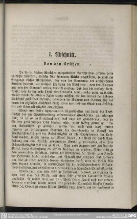 I. Abschnitt. Von den Brühen