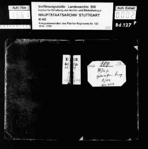 Kriegsstammrollen der 4. Garnisonskompanie