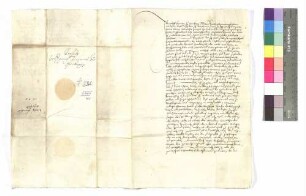 Wolf Flurer in Ohrnberg, Gefängnis; Siegel: Stadt Öhringen.