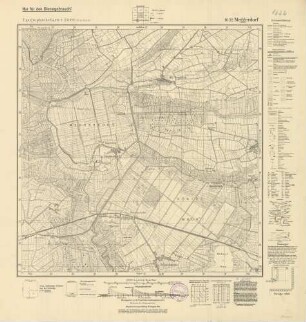 1622 Meggerdorf, Topographische Karte 1:25.000 (4 cm - Karte)