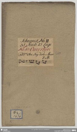 Suites - Mus.2-N-14,19 : ob (2), fag, strings - c