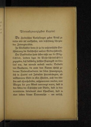 Vierundzwanzigstes Kapitel