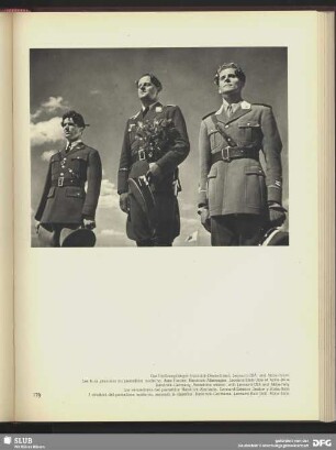 Die Fünfkampfsieger Handrick, Deutschland, Leonard, USA und Abba, Italien