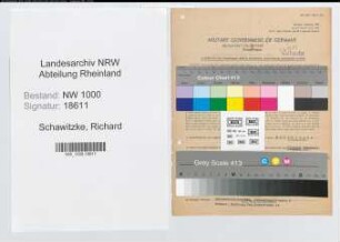Entnazifizierung Richard Schawitzke, geb. 21.06.1907 (Beamter)