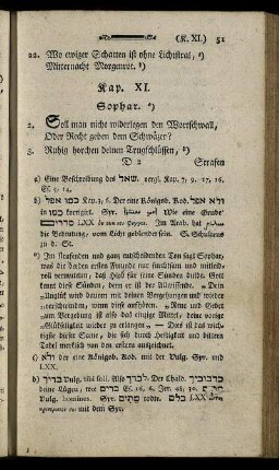 Kap. XI - XVIII.