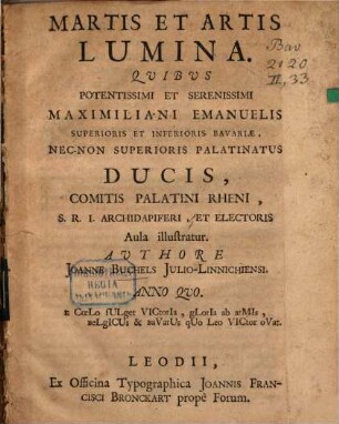 Martis et Artis Lumina