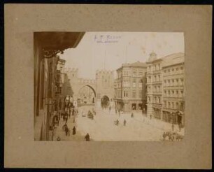 Karlstor, München: Blick von der Neuhauser Straße