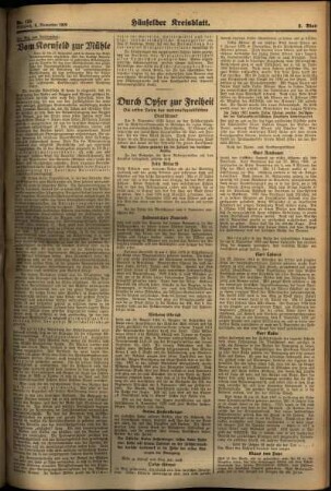 Zweite Ausgabe vom Mittwoch, den 06. November 1935.