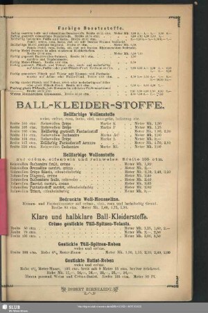 Ball-Kleider-Stoffe