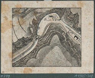 Topographische Karte eines Teils des Plauenschen Grundes